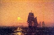 Mauritz F H Haas Into the Sunset Sweden oil painting reproduction
